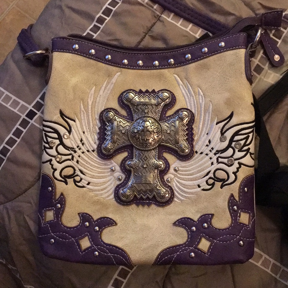 Purple small crossbody
